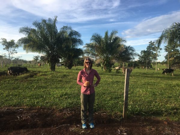 graduate student in field in Brazil