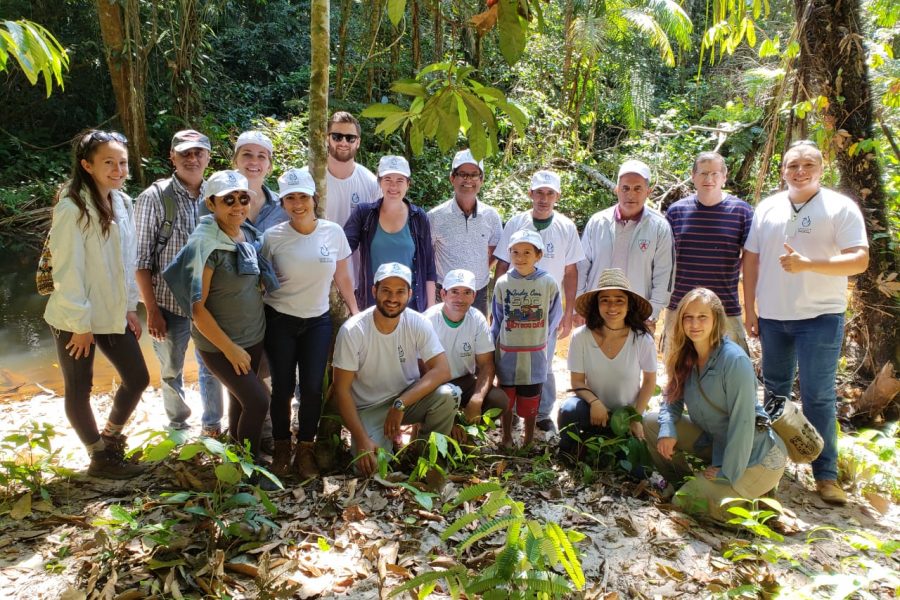 research group in Brazilian forest